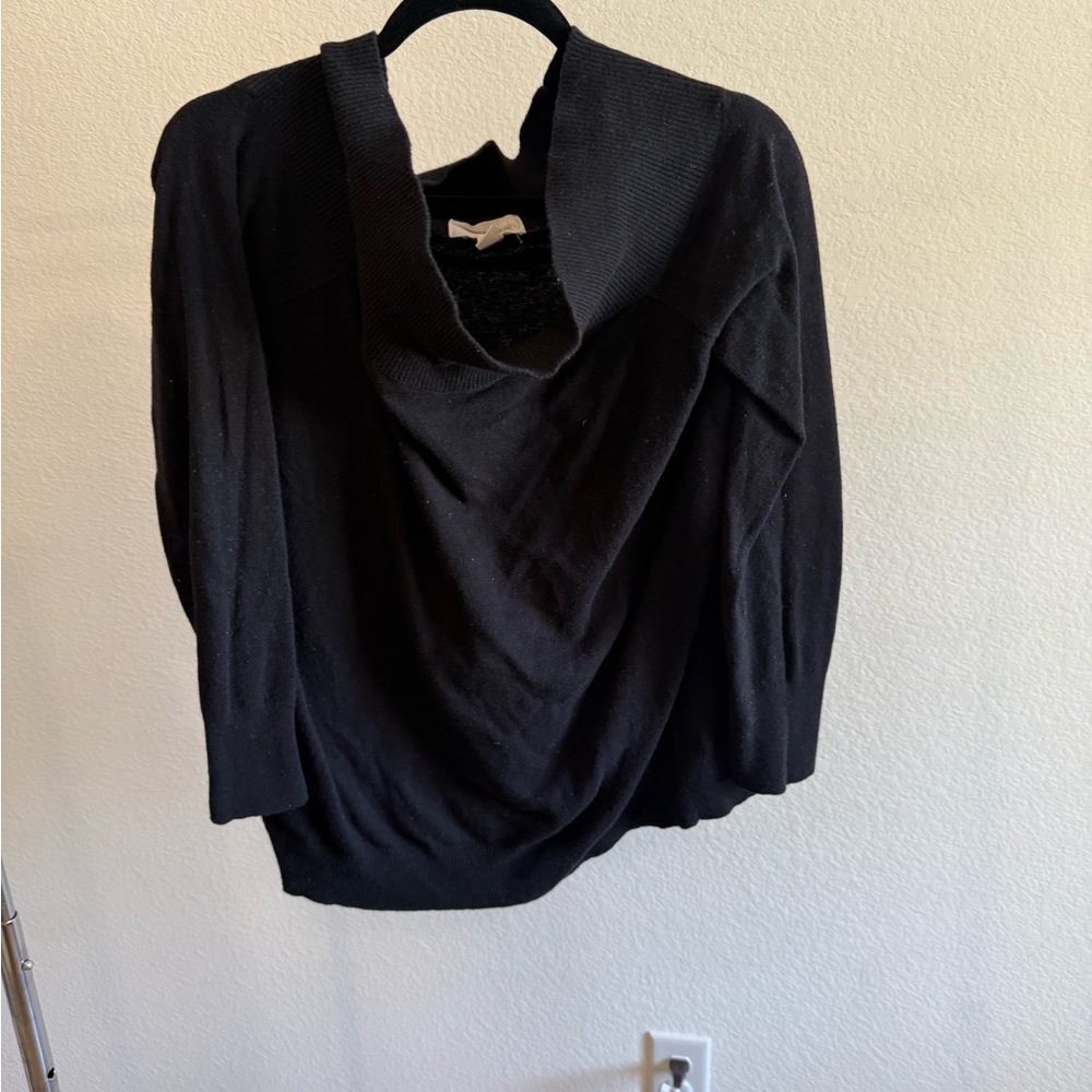 Treasure and Bond Black Women's off shoulder Sweater